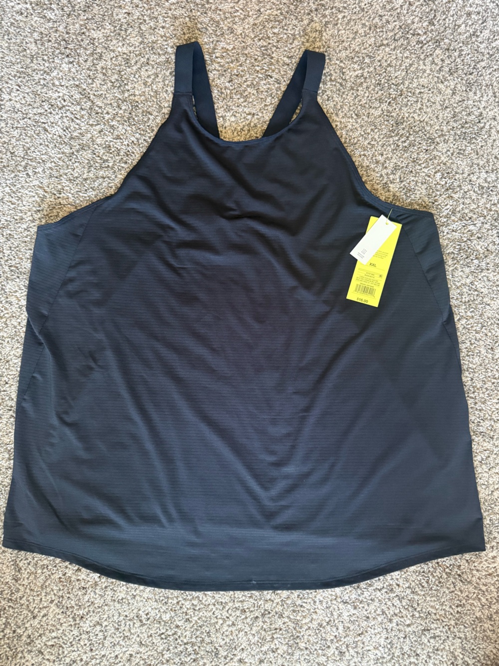 Men's Black Performance Short-Sleeve Shirt